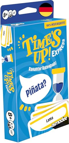 Asmodee, Time’s Up! Express, Lustiges Partyspiel, Deutsch | Rasanter Ratespaß für 4-9 Spieler, 15 Minuten, Kartenspiel ab 8 Jahren