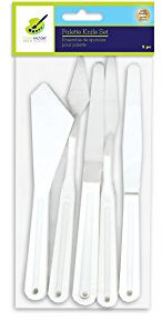 Couteau à Palette en plastique mis 5/Pkg-