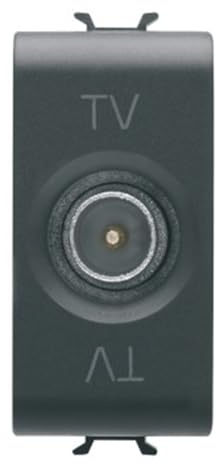 tv-dose 1 m Dir. Stecker 9,5 mm schwarz