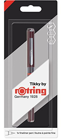 Rotring Tikky Graphic Fineliner 0,10 mm Blisterverpackung 0.20 mm Schwarz