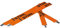 Stihl 0000 884 1510 Hosenträger für Bundhose mit Metallklips und Kunststoffinlay, Farbe: Orange, Länge: 110 cm