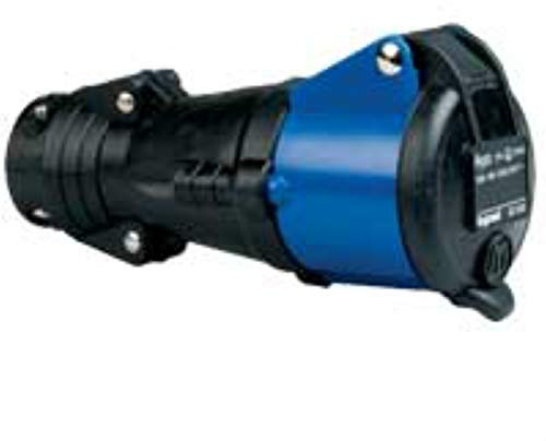 Prise mobile Hypra 32A - 2P+T - 200V~ à 250V~ - caoutchouc - IP44