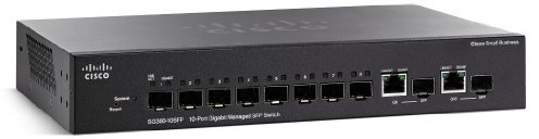 Cisco SG300-10SFP-K9-EU Gigabit Ethernet (8 10/100/1000 ports (SFP), 2 Combo mini-GBIC ports)