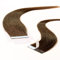 hair2heart Tape Extensions Echthaar Glatt - 10 Tapes 2.5g 40cm Braun