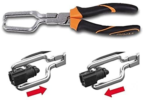 Beta Pinza per Raccordi Rapidi Tubi Carburante con Manico Antiscivolo - Resistente e Facile da Utilizzare
