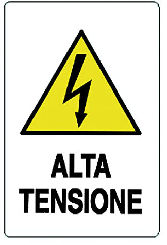 D&B Cartello All. mm.300X200 Alta Tensione