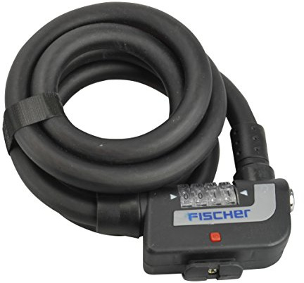 Fischer Spiralschloss Zahlen Durchmesser 15 mm, schwarz, 180, 85915