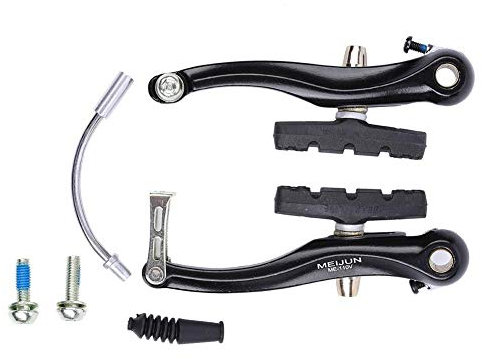 Keenso Fahrrad V Bremse, 1 Paar / 2 Paar Mountainbike Aluminiumlegierung V-Brake Bremsen Vorne & Hinten Bremse für 24 Zoll, 26 Zoll Fahrrad (1 Paar)