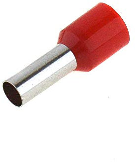 SeKi Lot de 100 embouts de câble iso. 10,0 mm², rouge, qualité industrielle, 10 mm
