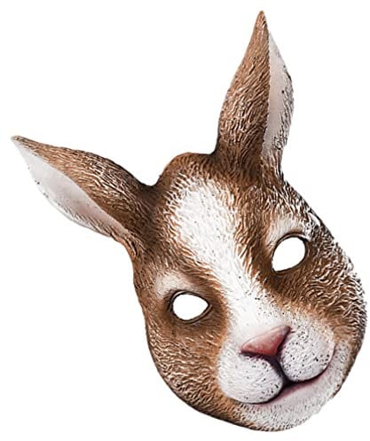 SOIMISS Ostern Dekorative Maske Maskerade Kaninchen Maske Hasenmaske Cosplay Kostüm Maske Erwachsenen Tier Maske Gemischte Farbe