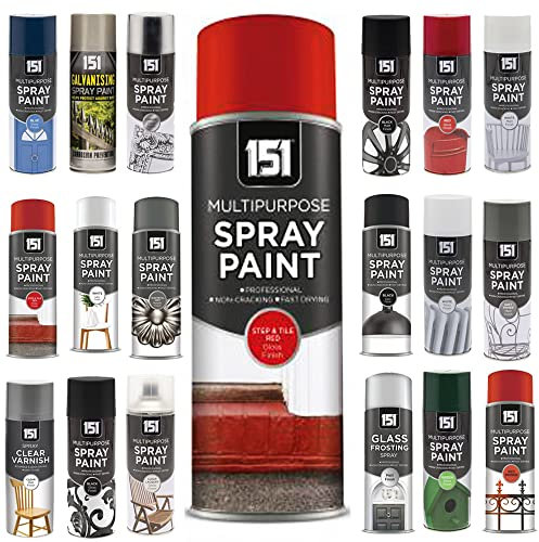 Multi-Purpose Step and Tile Red Spray Paint 400ml, Professional Quality Aerosol cans spray for All-Purpose, Interior Exterior & Household for Metal, Wood, Ceramics, Plastic, Walls with Perfect Finish