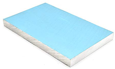 Placa de aluminio fundido fresada (EN AW-5083, 20 x 120 mm, 250 mm)