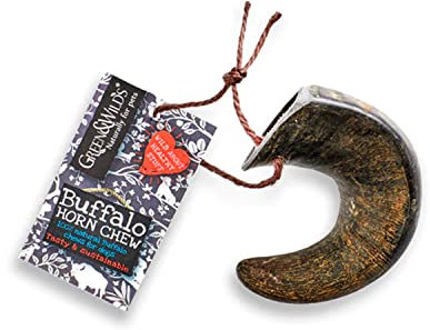 Green & Wilds Eco Friendly Natural Dog Chew Buffalo Horn - Small