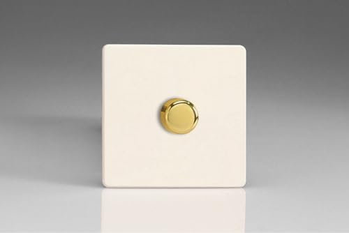 Varilight JDYP401VS.PD V-Pro Dimmer, Screwless Primed, 120w Max, 1-Gang, 2-Way