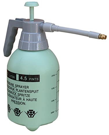 Anulely Spruzzatore a Pressione, 2 l, per Piante | Spruzzatore a Pompa a Mano con Asta di prolunga, 2 l sotto Pressione, spruzzatore a Pressione di Pulizia, spruzzatore da Giardino per Prato e