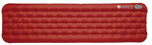 Big Agnes Rapide SL Insulated Isomatte, 64x183cm, rot
