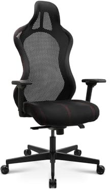 Topstar Bürostuhl Gamingstuhl Sitness RS Sport Plus Mikrofaser inkl. Armlehnen schwarz