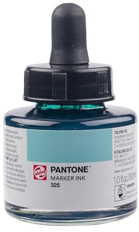 Talens | Pantone Marker-Tinte 30 ml 325 | Flüssige Tinte + Marker-Nachfüllung | Wasserbasierte, pigmentierte Tinte in 108 Pantone-Farben