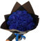 RePaLy Bouquet De Roses Scintillantes, Bouquet De Fleurs De Roses Artificielles, Bouquet De Bricolage Brillant Faux Bouquet De Roses Cadeau d'amour, Paillettes Roses (Bleu,20 pièces)