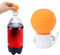 Estink Fizz Keeper Pump Cap, Bottle Lid Silicone Leak Proof Carbonated Drink Air Pump Lid Saver Stopper Lids (Orange)