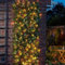 Garden Mile Solar Ivy Trellis Artificial Living Wall Ivy Leaf Panel Realistic Expandable Trellis Privacy Fence Screening Garden Decoration Light Up Climbing Faux Trellis In-Lit 180x60cm