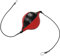 Double-End-Speed-Boxsack, Verbessert die Reflexe, Schnelle Geschwindigkeits-Rebounds und Schnelle Double-End-Boxball für das Fitnessstudio Zum Training (Schwarz Rot)