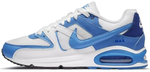 NIKE WMNS Air MAX Command, Men's Gym Shoes, Platinum Dye Pacific Blue, 9.5 UK