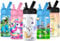 KELP Botella de Agua Niños, Botella de Agua de Acero Inoxidable Para Niños, Botella Térmica Para Niños, Apta Para Colegio, A Prueba de Fugas, Botella de Agua Acero Inoxidable Infantil (Cocodrilo)