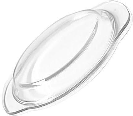 Hoement Microwave Oven Glass Lid Skillet with Lid Food Cover Lid Fireproof Pot Lid Microwaves Microwave Plate Cover Food Splatter Guard Protector Fruit Bowl Cover Microwave Cover Cup Lid
