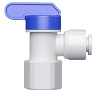 tooloflife 3/8“ Tank Kugelhahn, Ventilabsperrung: Inline-Hahn/Isolierventil, Schnellverschluss für RO-Umkehrosmose-Wasserfilter & Kühlschrank-Wasserleitungssysteme