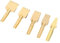 Lurrose 5pcs Fountain Pen Nibs Vintage Pen Brass Simple Fountain Pens Replacement Tips