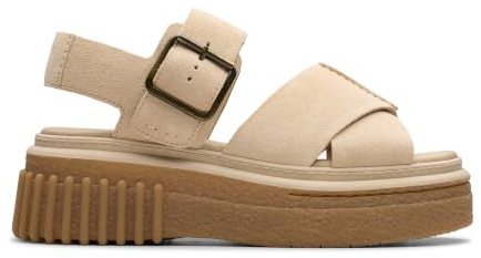 Clarks Evamar Wish Ecru Suede 40
