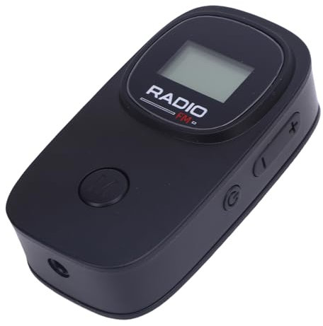 Pocket Radio, FM Radio Leichtes Tragbares Handheld -Radio, Auto -Suchstation Batteriebetriebene HD -Backbeleuchtung Digitale für Reisen, Außen-, Zuhause, Arbeit, Studie