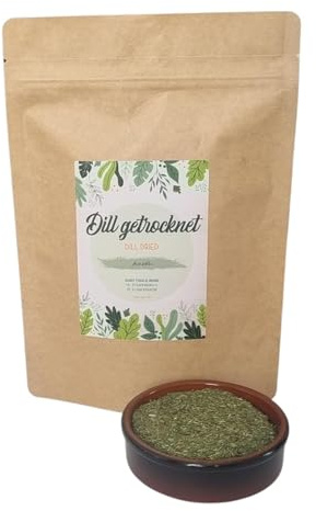 IGART FOODetWOOD Aneth séché 500g, herbes aromatiques pour les plats, aneth naturel séché, sans additifs, idéal pour les soupes, salades et sauces