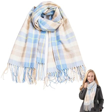 HOOPOE Echarpe Femme Hiver Chaud,Foulard Femme Hiver Unisexe,Echarpes et Foulards Femme,Confortable Doux Chale 195x60cm