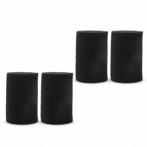 Bewinner 4PCS Speaker Port Tubes Sponge, 35mm/1.38in Subwoofer Vent Foam for Cabinet Bass Air Ports - Reduce Wind Noise, Enhance Mid Bass Sound for Portable Home Loudspeakers