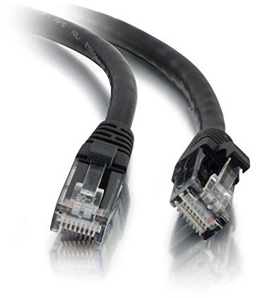 C2G 83184 3M BLACK Cat5e Ethernet RJ45 High Speed Network Cable, LAN Lead Cat5e Unshielded PVC UTP Patch Cable