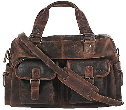 Greenland Nature Montana Handtasche Leder 40 cm Laptopfach