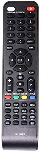 ALLIMITY Telecomando Sostituito per Toshiba 19DL833G 22DL833G 23DL933 23DL934G 26DL833G 26DL933 32DL833N 32DL933 40L3443DG 40L3451DB 40L3451DN 40L3453D 22DL833B