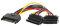LANBERG Cable DUPLICADOR DE ALIMENTACION SATA Macho A 2X SATA Hembra CA-SASA-10CU-0015 15 CM