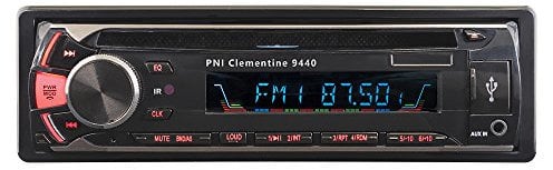 Radio DVD para Coche PNI Clementine 9440, 1 Estéreo DIN para el automóvil, Receptor de Audio Bluetooth Unidad Principal, Reproductor de CD con Radio FM, Controlador Remoto y Cable iOS incluidos