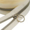 YaHoGa 9 m bronzefarbene endlos Reißverschluss Meterware Beige Reissverschluss 6mm-Spirale + 20 Nonlock-Zipper (bronzefarbene Beige)