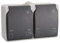 Schuko doble de Superficie【RESISTENTE AL AGUA】Enchufe de pared estanco • Toma corriente【IP54 - IP44】