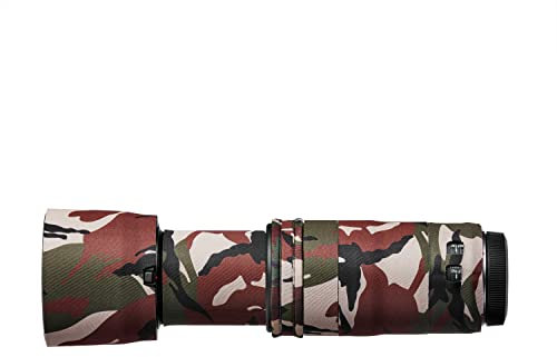 EasyCover - Lens Oak - Protecteur d'objectif - Protection pour l'objectif de Votre Appareil Photo – pour Canon RF 100-400mm F5.6-8 EST USM - Camouflage Vert