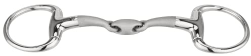 Sprenger SATINOX Olivenkopf Unterlegtrense 14 mm doppelt gebrochen - Edelstahl rostfrei, 115 mm Weite