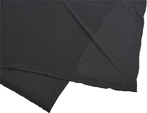 Tissus Acoustique Enceinte,Toile pour Enceinte,Grille De Haut-Parleur Noire,Tissu De Grille De Haut-Parleur De 1,7 M X 0,5 M,Tissu De Maille De Haut-Parleur,Housse De Protection Anti-Poussière (Noir)
