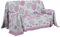 PENSIERI DELICATI Telo Copridivano 180 x 290 cm Made in Italy, Telo Copritutto 100% Cotone Puro, Fantasia Palloncini Rosa, Ideale come Telo Arredo, Salvadivano o Copriletto Estivo (1 Piazza)