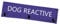Dog Reactive Leash Sleeve Nervous Dog Leash Wrap Reactive Dog Patch (Dog Reactive)