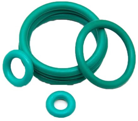 10 Stück O-Ring Dichtung O-Ring Gummi O-Ringe Isoliergummi Metrische Dichtung für schnelle Reparatur Grün Außendurchmesser 5mm Cs 1mm