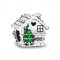 Feitery Adventskalender 2023 Charms Armband Bead Charm für Damen Weihnachtszeit (Hütte)